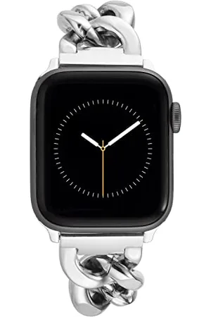 Anne Klein Fashion Chain Bracelet for Apple Watch, Secure, Adjustable, Apple Watch Replacement Band, Fits Most Wrists 38/40/41mm