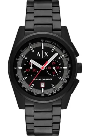 Armani Exchange Herren Analog Quarz Uhr mit Edelstahl Armband AX2864