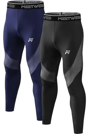 MEETWEE Thermounterhose Herren, Thermounterwäsche Lange Unterhose Winter Leggings Funktionsunterwäsche Skiunterwäsche Warme Unterwäsche Männer