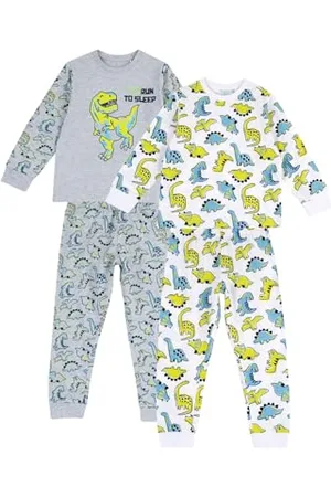 chicco Kinderpyjama, Set Aus 2 Teilen, Langer Pyjama Aus Leicht Gefütterter Baumwolle, Kinderkleidung, Designed in Italy Designed in Italy
