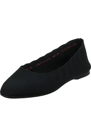Skechers Damen Cleo Bewitch Geschlossene Ballerinas, schwarz, 35.5 EU