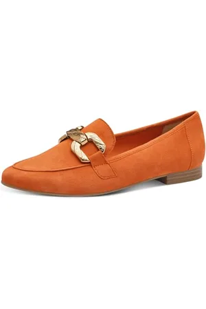 Marco Tozzi Damen Slipper aus Leder Kleiner Absatz, , 38 EU
