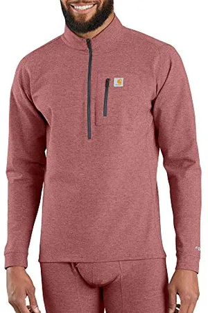 Carhartt Herren Base Force Tech Langarm Viertelreißverschluss Baselayer-Shirt, , 3X-Groß