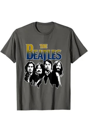 The Beatles Skyline, und Weiß T-Shirt