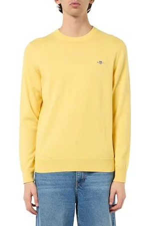 GANT Herren Classic Cotton C-Neck Pullover, , Large
