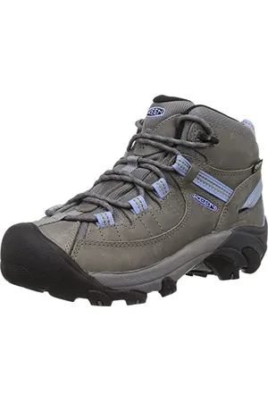 Keen Damen Targhee 2 Mid Waterproof Wanderstiefel, Steel Grey/Hydrangea, 40 EU
