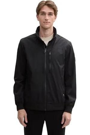 TOM TAILOR Bikerjacke aus Kunstleder, jungle soil green, S