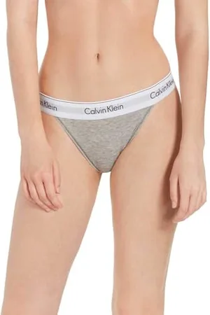 Calvin Klein Damen Slip Bikini Form High Leg mit Stretch, , S