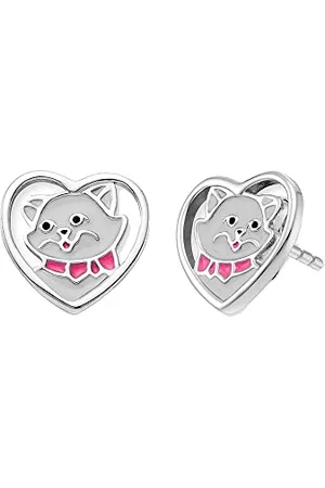 Engelsrufer Herzengel Mädchen Kinder Ohrstecker Ohrringe aus Sterling Silber und Emaille - Steckverschluss - nickelfrei
