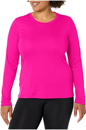 Hanes Sport Cool DRI Damen Performance Longsleeve T-Shirt, , X-Groß