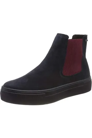 Legero Damen LIMA leicht gefütterte Gore-Tex Chelsea-Stiefel, Blau (OCEANO 8000), 42 EU