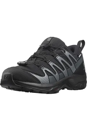 Salomon XA Pro V8 Clima Waterproof Kinder Outdoor-Schuhe, Präzise Passform, Grip in jedem Gelände, Sportlicher Look, Black, 34
