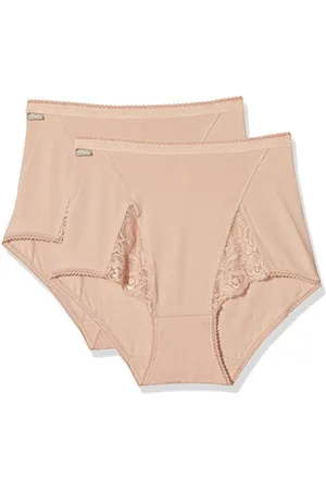 Playtex Damen Cherish Cotton & Lace Maxi X2 Hipster, , (Herstellergröße: XX-Large)