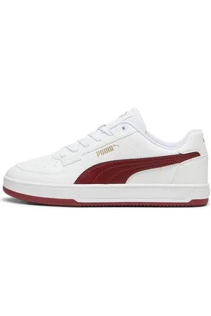 PUMA Unisex Caven 2.0 Sneaker, White-Intense Red Gold, 36 EU