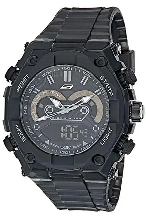 Skechers Herren Analog Quarz Uhr mit Polyurethan Armband SR1042