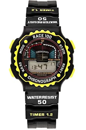 Digi-Tech Herren-Armbanduhr Chrono Race Digital Quarz Kautschuk DT102912