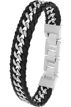 JOOP! Armband Edelstahl Herren Armschmuck, 18,5+1,5+1,5 cm, , Kommt in Schmuck Geschenk Box, 2038037