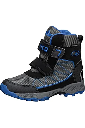 LICO Pelle V Jungen Schneestiefel, grau/schwarz/blau, 39 EU