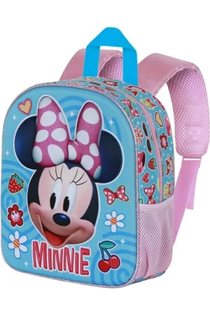 Disney Minnie Maus Happiness-Elite 3D Rucksack, Blau, 25 x 30 cm, Kapazität 7 L