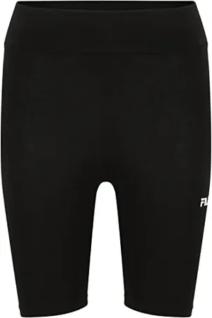 Fila Damen BUCKAUTAL high Waist Short Radler, Black, M
