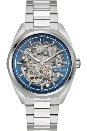 BULOVA Herren Analog Quarz Uhr mit Edelstahl Armband 96A292