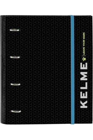 Safta KELME IRON - Ordner mit 4 Ringen, 35 cm, mit 100 A4-Blättern, ideal für Kinder verschiedener Altersgruppen, bequem und vielseitig, Qualität und Widerstandsfähigkeit, 27 x 3,5 x 32 cm,