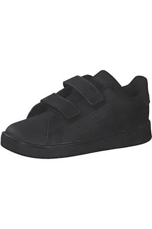 adidas Advantage Lifestyle Court Two Hook-and-Loop Shoes Tennisschuhe, Core Black/Core Black/Grey Six, 25 EU