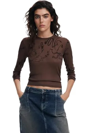 Desigual Damen Ts_Amazonas T-Shirt, , X-Large