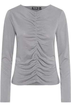 Pieces® Pcanora Ls Ruching Top Bc
