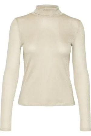 VERO MODA Damen VMSARAH ALBERTE LS Rollneck TOP JRS NOOS Langarmshirt, , X-Large
