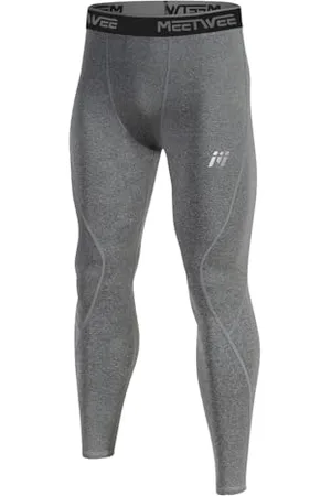 MEETWEE Thermounterhose Herren, Thermounterwäsche Lange Unterhose Winter Leggings Funktionsunterwäsche Skiunterwäsche Warme Unterwäsche Männer