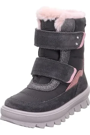 Superfit Flavia warm gefütterte Gore-Tex Schneestiefel, GRAU/ROSA 2010, 26 EU