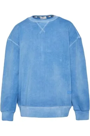 LTB Sweatshirts für Jungen Tayala Regulär Casual Pullover Langarm mit Crew Neck zum Überziehen aus 100% Baumwolle in Blau - Größe 140CM