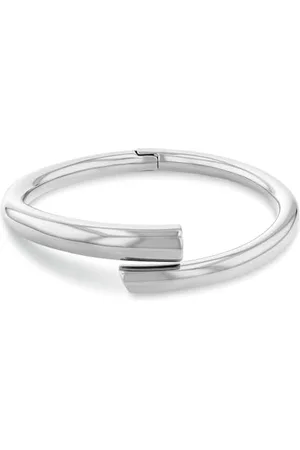 Calvin Klein Halskette mit Anhänger und Armreif für Damen Kollektion CK SPIRAL aus Edelstahl mit einem Charm