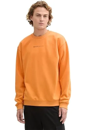 TOM TAILOR Herren Crewneck Sweatshirt mit Logo-Print