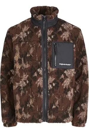 JACK & JONES JACK&JONES Herren JORVESTERBRO Teddy Jacket AW24 NOOS Kurzjacke, /Detail:AOP, XL
