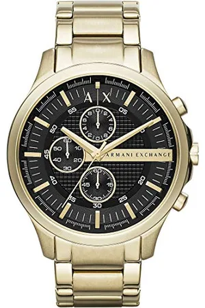 Armani Exchange Watch For Men, Chronograph Movement and 46mm Case Size with Stainless steel, Leather or Silicone strap