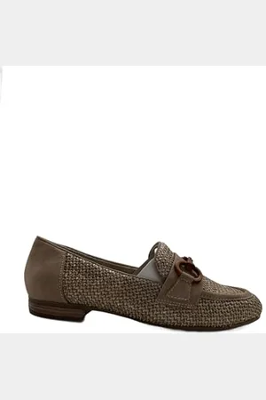 Jana Damen Slipper Runde Spitze Vegan, Beige , 40 EU