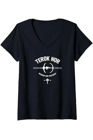 Star Trek : Deep Space Nine Terok Nor T-Shirt mit V-Ausschnitt