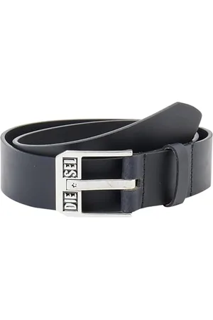 Diesel _LOGO BLUESTAR II BELT_APPAREL_BELT_Schwarz/Silber Amerika_100