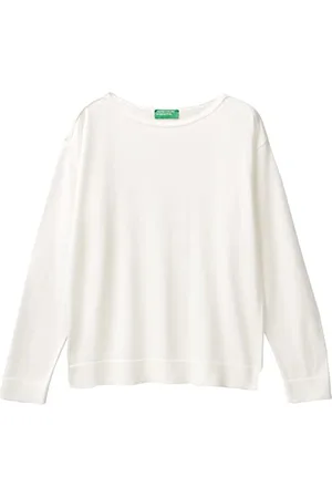 Benetton Damen Trikot Sc Boot M/L 103cd102l Pullover, , XL