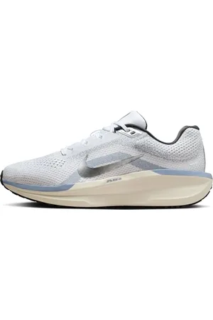 Nike Herren Winflo 11 White/Metallic Silver-Ashen Slate Sneaker, 44.5 EU