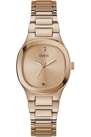 Guess Quarz-Uhr, gelb(Gold), Gr. One Size