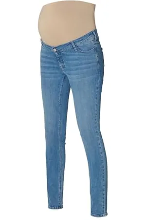ESPRIT Damen Pants Denim Over The Belly Skinny Jeans, Medium Wash-960, 34W x 30L
