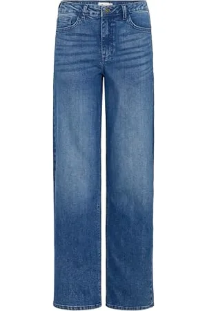 Ichi IHTWIGGY Damen Jeans Denim Hose Baumwollmischung Loose fit, Größe:W30/32, Farbe: