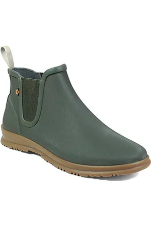 Bogs Frauen Sweat PEA Runder Zeh Chelsea Stiefel Gruen Groesse 10 US /41.5 EU