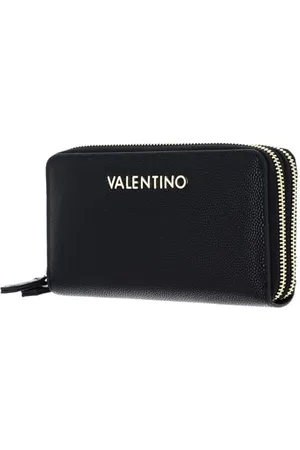 VALENTINO Unisex Divina Accessory-Travel Wallet, Nero/Gold