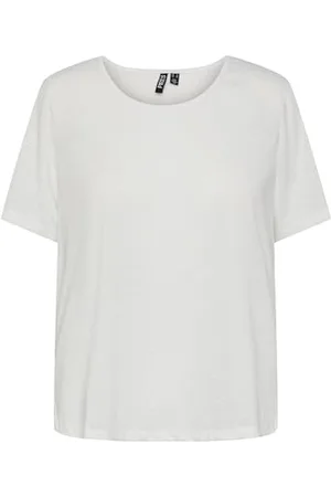 Pieces® PCSYLVIE SS Linen TOP NOOS BC