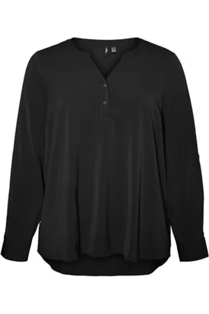 VERO MODA VMCANI LS TOP WVN GA NOOS CUR