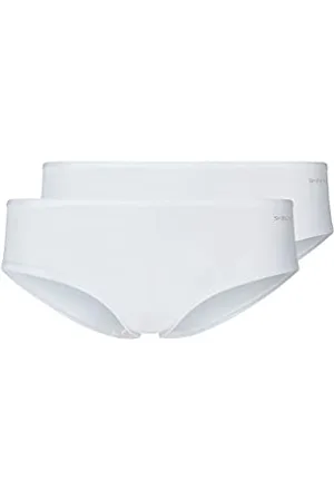 Skiny Damen Advantage Micro Panty 2er Pack Panties, (White 0500), (Herstellergröße: 36)